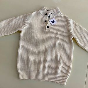 New with tags Janie & Jack boys size 8 cream sweater